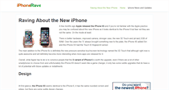 Desktop Screenshot of iphonerave.com