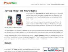 Tablet Screenshot of iphonerave.com